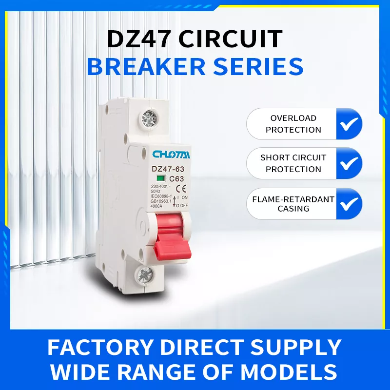 Disjuntor miniatura 1P 63A DZ47